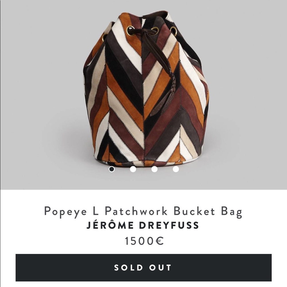 Popeye L Patchwork Bucket Bag